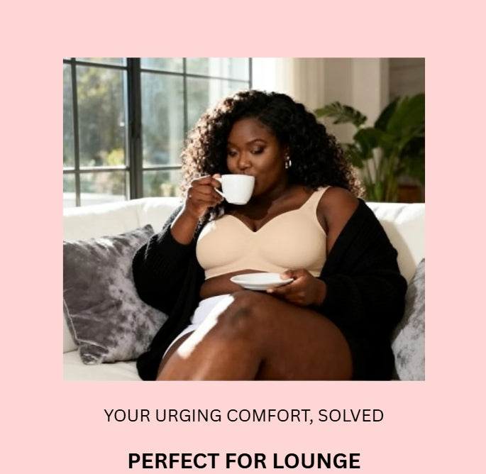 Ultra soft seamless jelly lift wireless bra